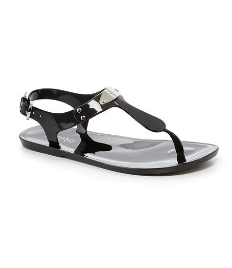 michael kors black shoe|michael kors jelly sandals black.